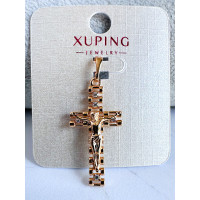 Крест "Казнь" с цирконами, Xuping Jewelry