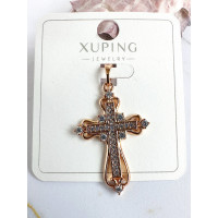 Крест "Упование" с фианитами, Xuping Jewelry