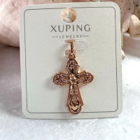Крестик Xuping Jewelry позолоченный нательный