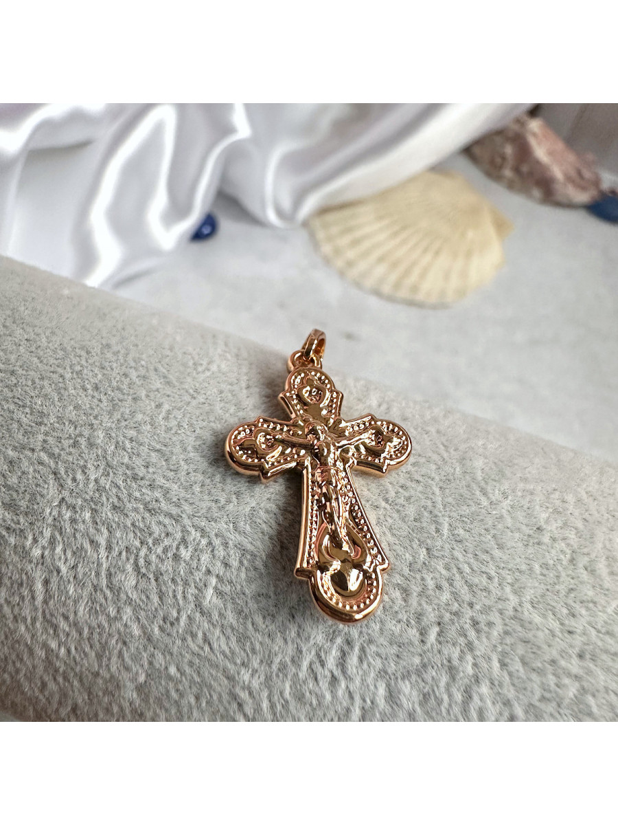 Крестик Xuping Jewelry позолоченный нательный Крестик Xuping Jewelry позолоченный нательный