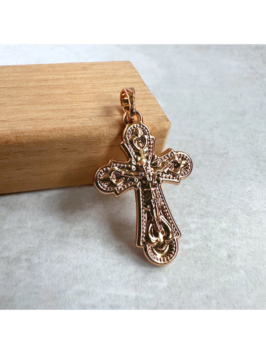 Крестик Xuping Jewelry позолоченный нательный Крестик Xuping Jewelry позолоченный нательный
