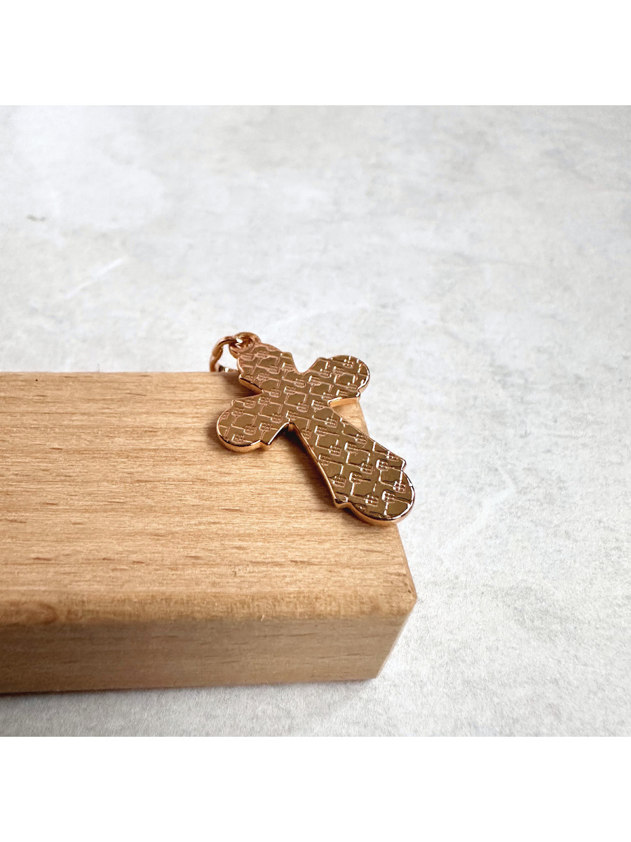 Крестик Xuping Jewelry позолоченный нательный Крестик Xuping Jewelry позолоченный нательный