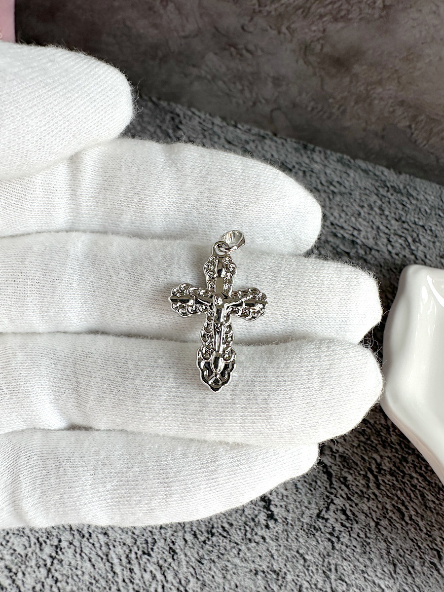 Крестик с распятием в кружевном дизайне, Xuping Jewelry Крестик с распятием в кружевном дизайне, Xuping Jewelry