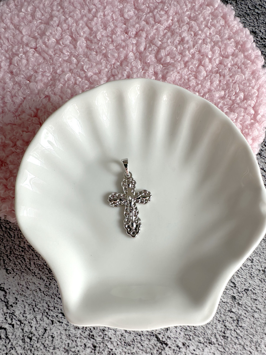 Крестик с распятием в кружевном дизайне, Xuping Jewelry Крестик с распятием в кружевном дизайне, Xuping Jewelry