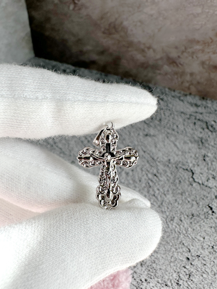 Крестик с распятием в кружевном дизайне, Xuping Jewelry Крестик с распятием в кружевном дизайне, Xuping Jewelry