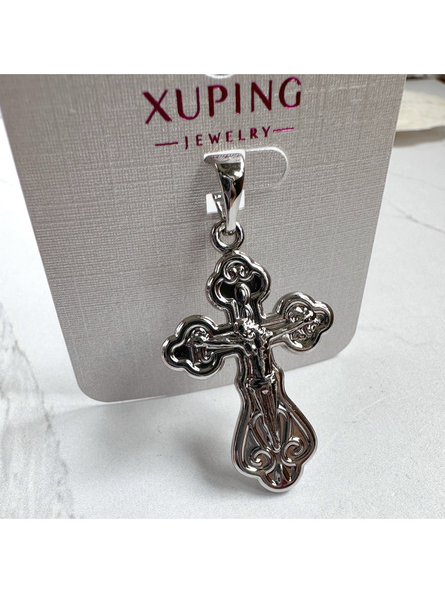 Нательный крест "Спаси и Сохрани" в серебре, Xuping Jewelry Нательный крест "Спаси и Сохрани" в серебре, Xuping Jewelry