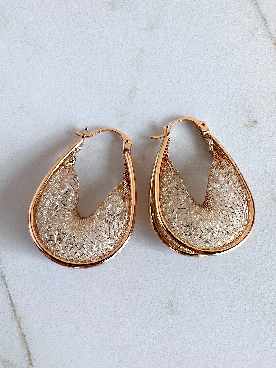Серьги "Бриллиантовые россыпи", Xuping Jewelry Серьги "Бриллиантовые россыпи", Xuping Jewelry