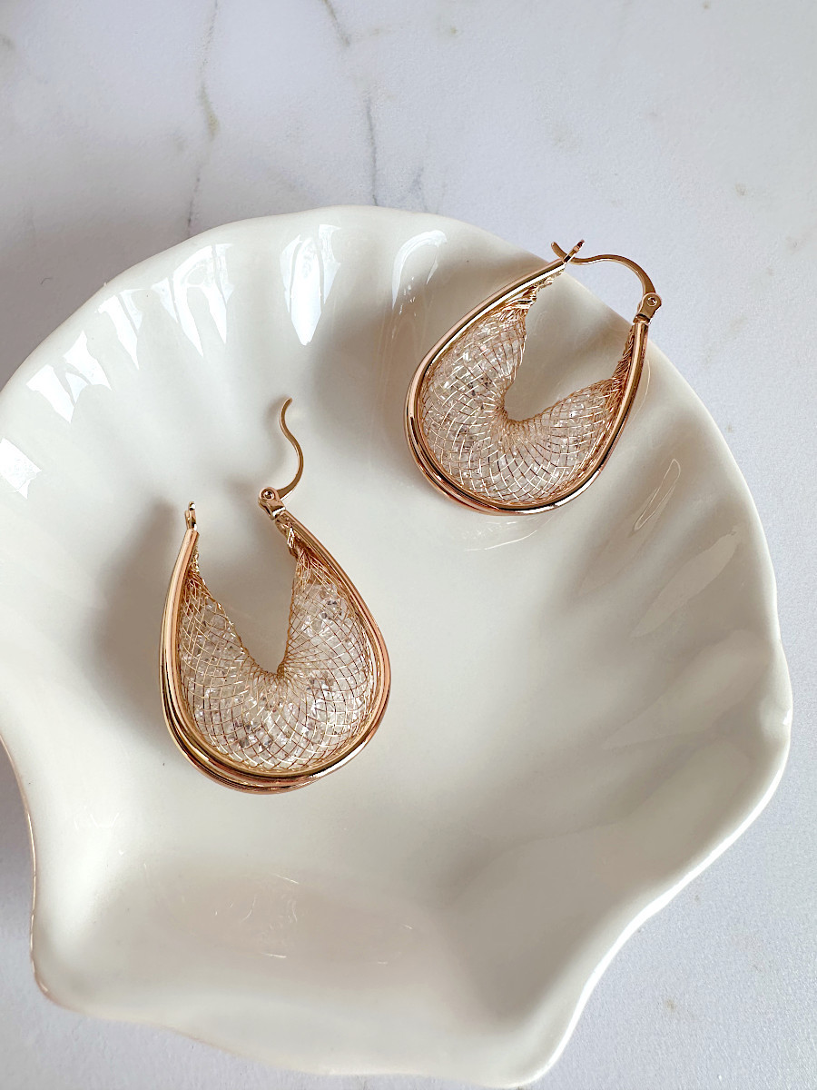 Серьги "Бриллиантовые россыпи", Xuping Jewelry Серьги "Бриллиантовые россыпи", Xuping Jewelry