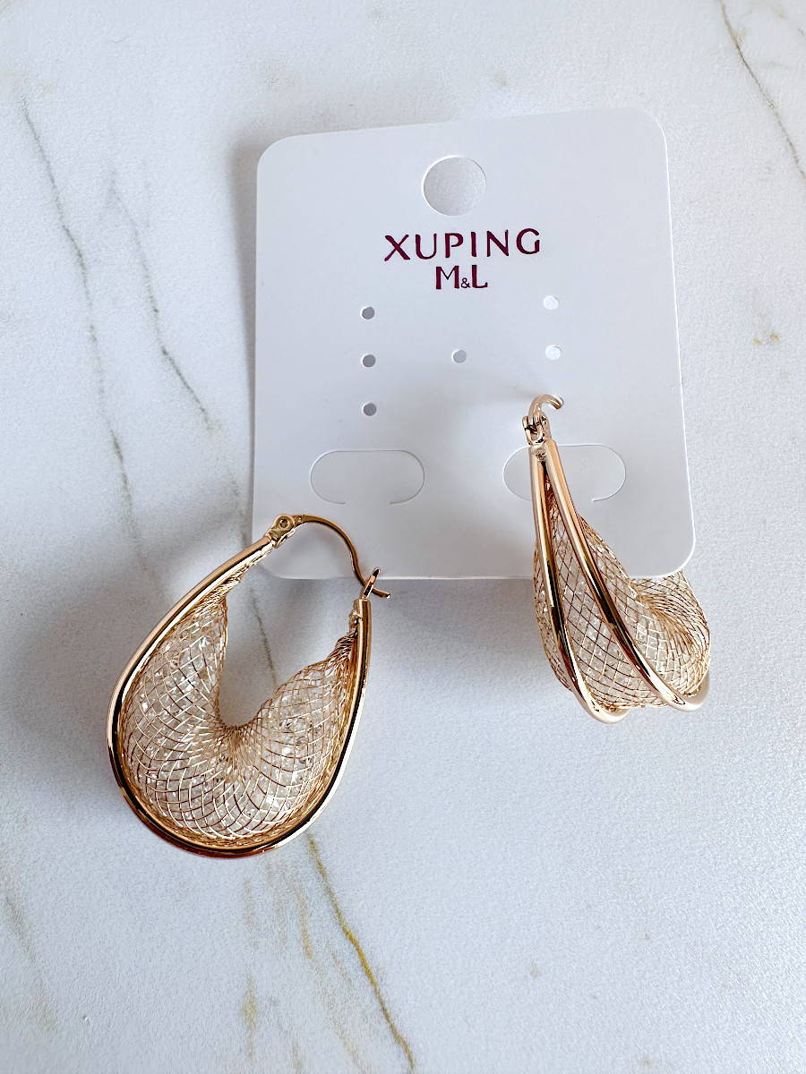 Серьги "Бриллиантовые россыпи", Xuping Jewelry Серьги "Бриллиантовые россыпи", Xuping Jewelry
