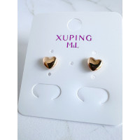 Серьги-гвоздики "Love" 6 мм., Xuping Jewelry