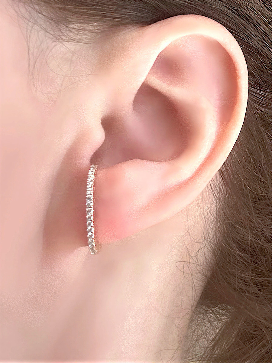 Серьги с эффектом зацепа за ушную раковину, Xuping Jewelry Серьги с эффектом зацепа за ушную раковину, Xuping Jewelry