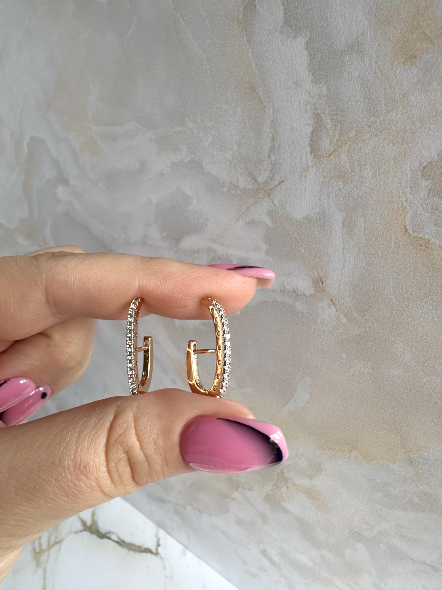 Серьги с эффектом зацепа за ушную раковину, Xuping Jewelry Серьги с эффектом зацепа за ушную раковину, Xuping Jewelry