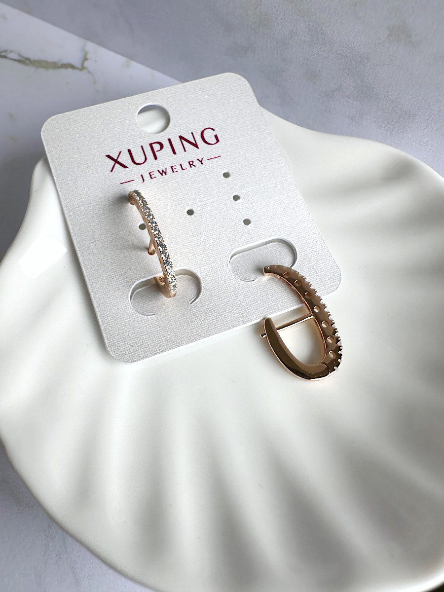 Серьги с эффектом зацепа за ушную раковину, Xuping Jewelry Серьги с эффектом зацепа за ушную раковину, Xuping Jewelry