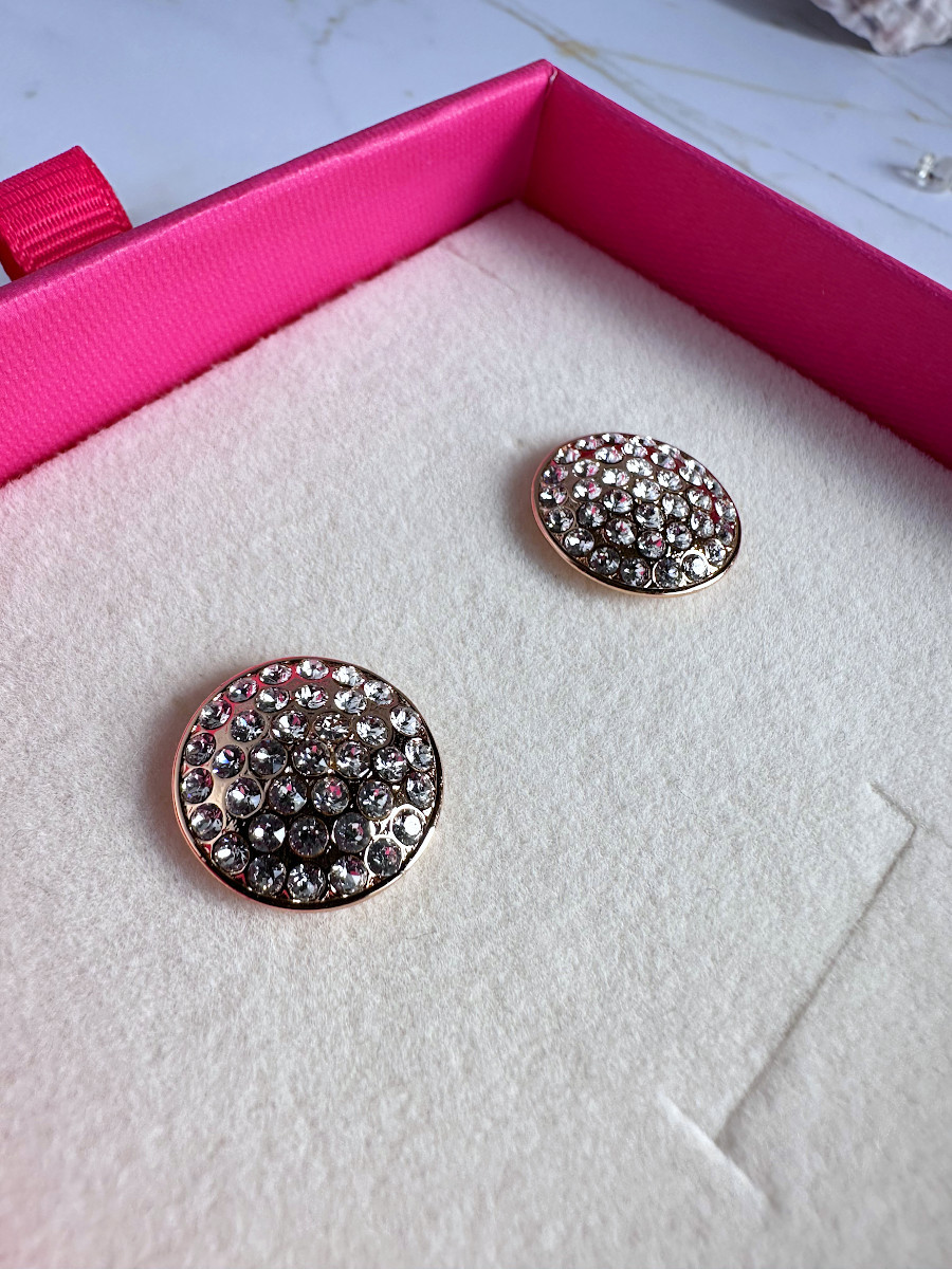 Серьги-гвоздики с россыпью прозрачных кристаллов Сваровски, Xuping Jewelry Серьги-гвоздики с россыпью прозрачных кристаллов Сваровски, Xuping Jewelry