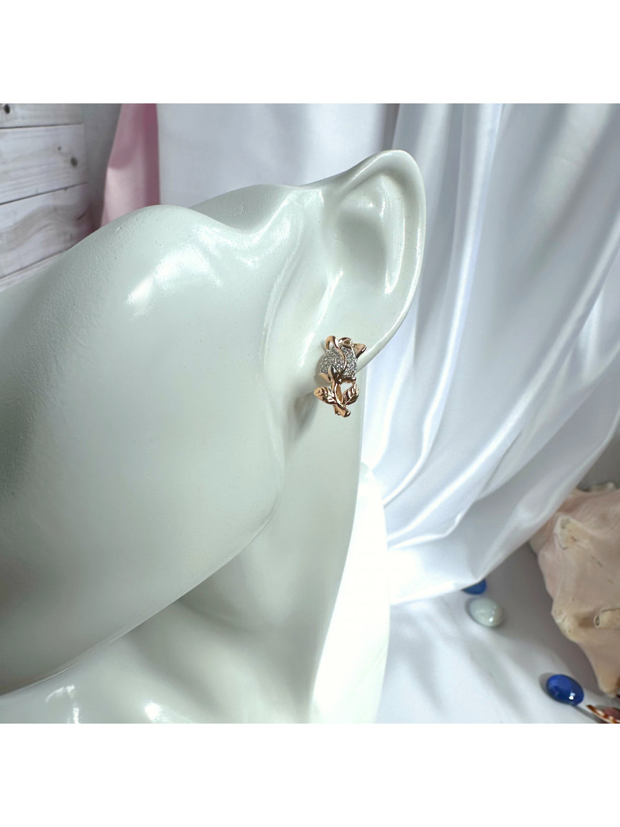 Серьги "Нежная роза", Xuping Jewelry