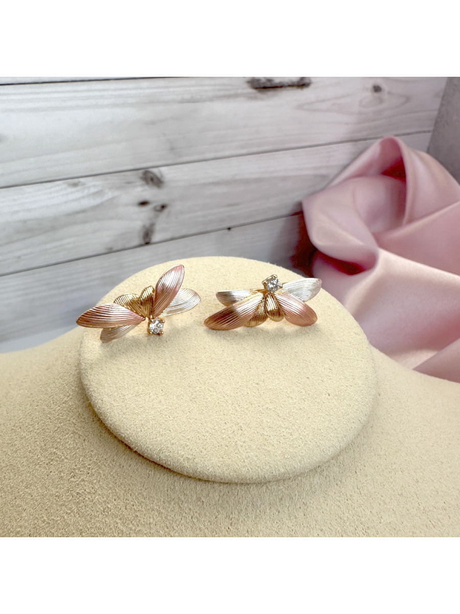 Серьги с цветами "Весна", Xuping Jewelry Серьги с цветами "Весна", Xuping Jewelry