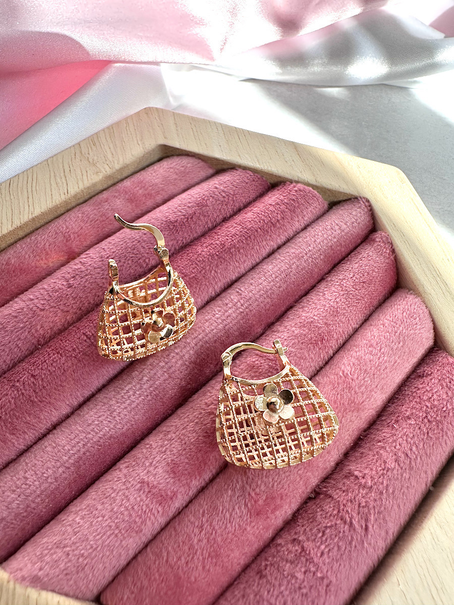 Серьги - сумочки, Xuping Jewelry Серьги - сумочки, Xuping Jewelry