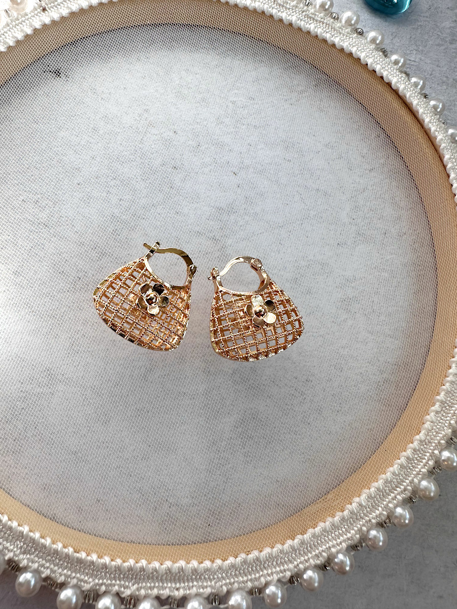 Серьги - сумочки, Xuping Jewelry Серьги - сумочки, Xuping Jewelry
